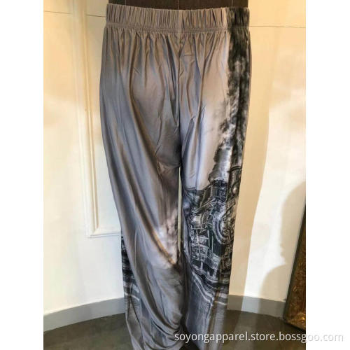 Men's Positioned Printed Lounge Bottom Pants